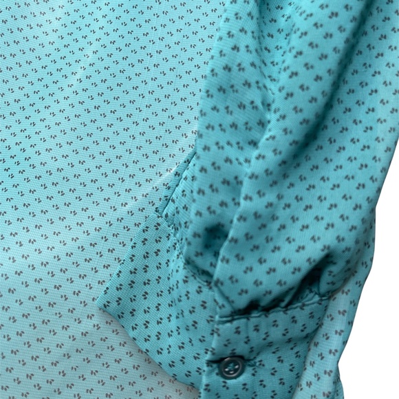 Old Navy blouse Teal Small - Picture 4 of 6